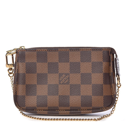 Louis Vuitton Damier Ebene Mini Pochette Accessories 1 of 8