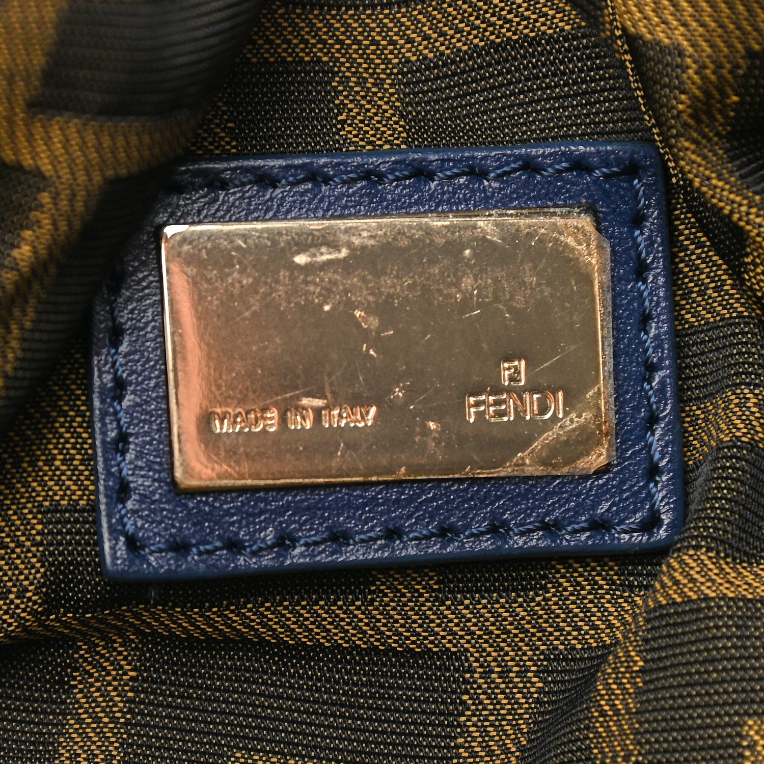 Fendi Denim Spalmati Woven Spy Blue 9 of 12