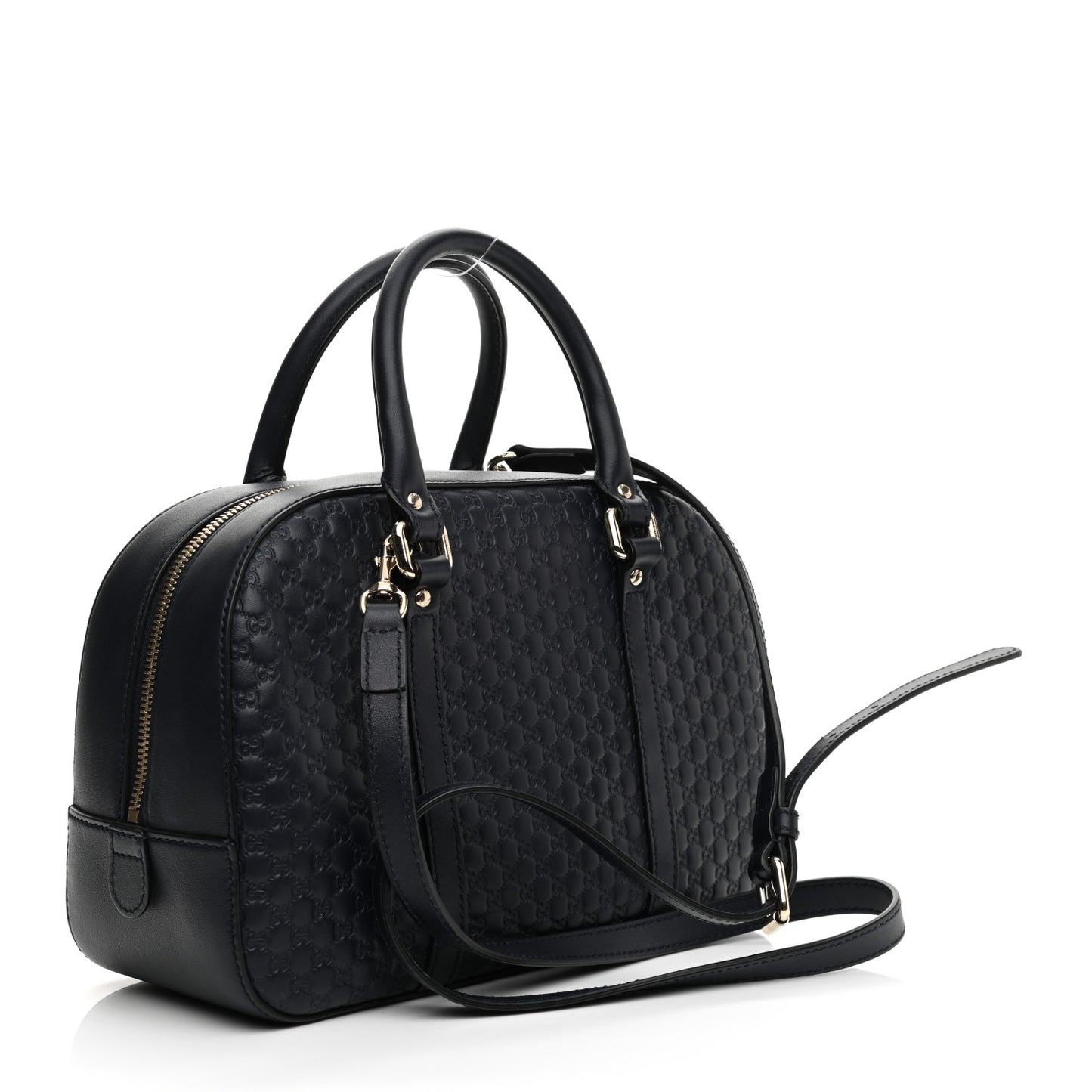 Microguccissima Medium Crossbody Bag Blue