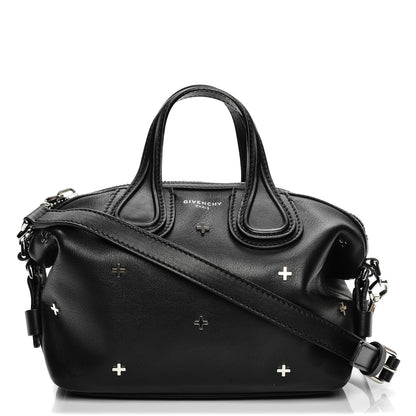 Givenchy Waxed Calfskin Micro Metal Cross Nightingale Black 1 of 7