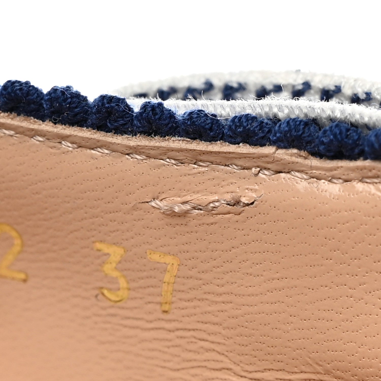 Christian Dior Toile de Jouy Ribbon Embroidered Jardin d'Hiver J'Adior Slingback 65mm Pumps 37 White Blue 9 of 11