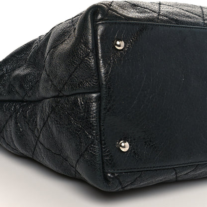 Chanel Glazed Calfskin Large On The Road Tote Black 7 of 8