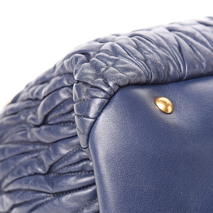 Miu Miu Nappa Matelasse Tote Bleuette 8 of 15