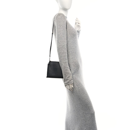 The Row Matte Grained Calfskin Mini Nu Twin Bag Black 2 of 9