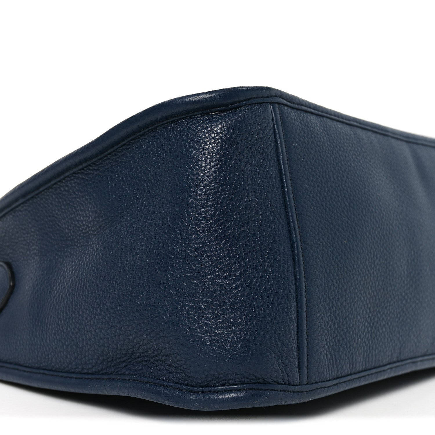 Prada Vitello Daino Soft Shoulder Bag Blue 7 of 8