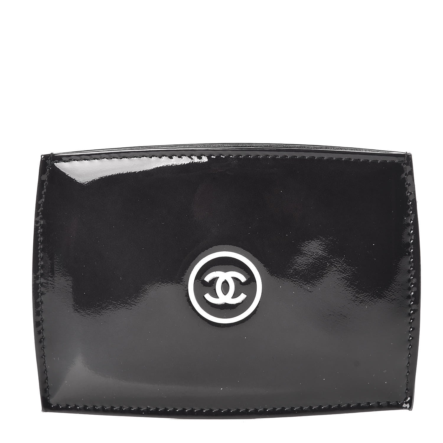 Chanel Patent CC Card Holder Black 1 of 9
