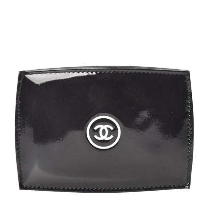 Chanel Patent CC Card Holder Black 1 of 9