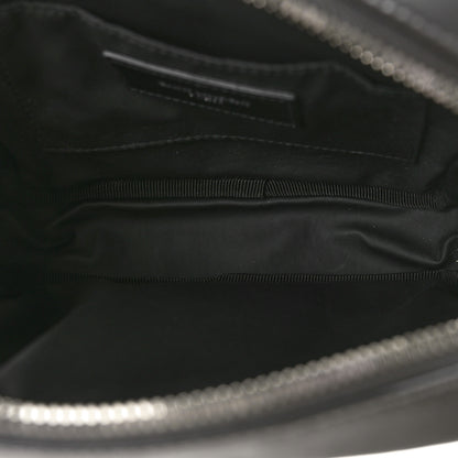 Saint Laurent Lambskin Y Quilted Monogram Loulou Cosmetic Case Asphalt Grey 5 of 9