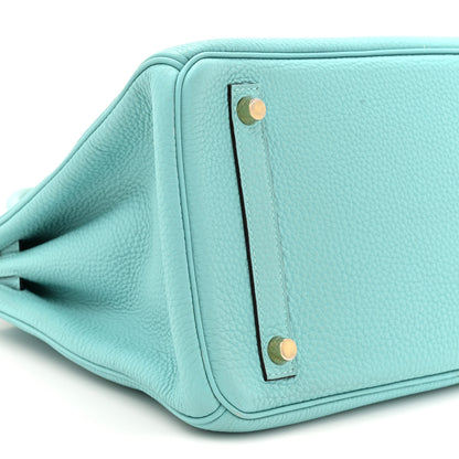 Hermes Togo BIRKIN 30 Bleu Atoll 10 of 15