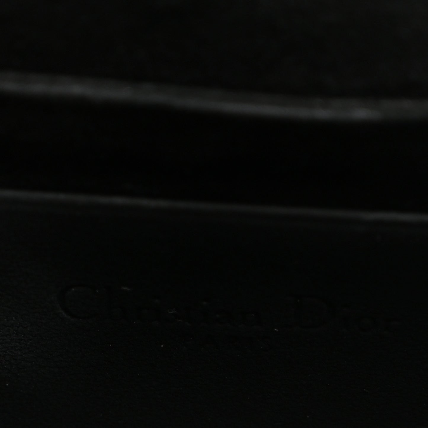 Ultra Matte Calfskin Cannage Nano Lady Dior Pouch Black