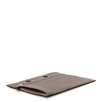 Hermes Togo Backpocket Pouch 25 Etoupe 4 of 10