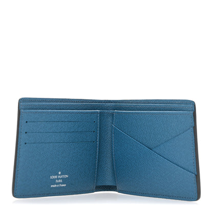 Louis Vuitton Damier Graphite World Tour Multiple Wallet Blue 5 of 6