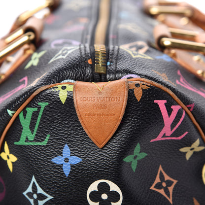 Louis Vuitton Monogram Multicolor Speedy 30 Black 8 of 10