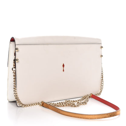 Christian Louboutin Calfskin Broken Glass Loubiblues Disikroul Satchel Latte Bronze 4 of 11