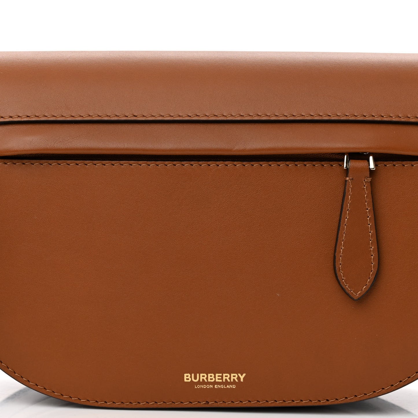 Calfskin Small Two-Tone Olympia Shoulder Bag Warm Tan