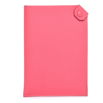 Hermes Epsom Tarmac PM Passport Holder Rose Azalee 1 of 7