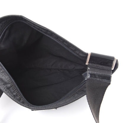 Prada Nylon Flat Messenger Bag Black 4 of 9