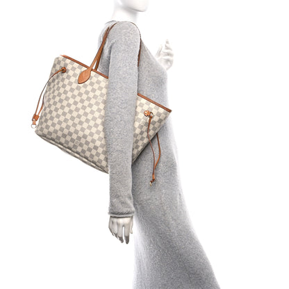 Louis Vuitton Damier Azur Neverfull MM 2 of 13