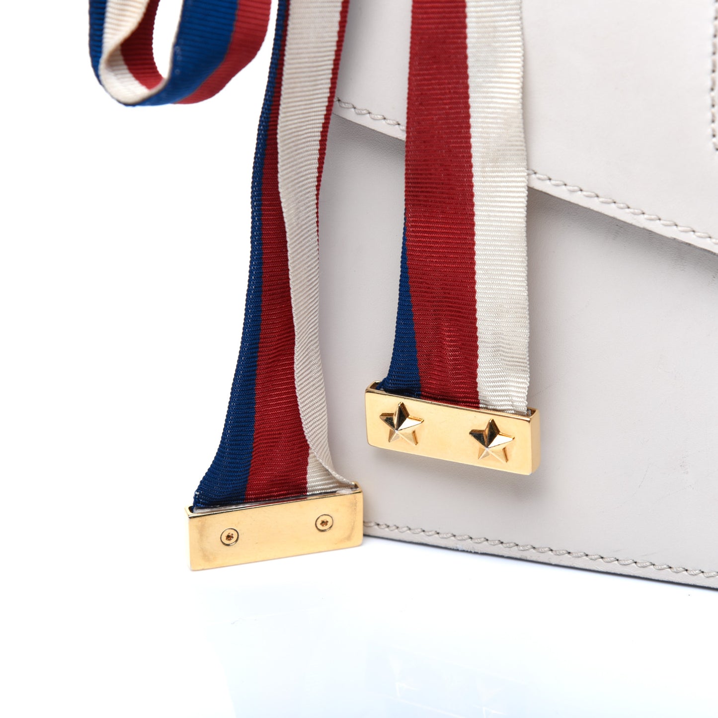 Calfskin Small Sylvie Shoulder Bag Off White