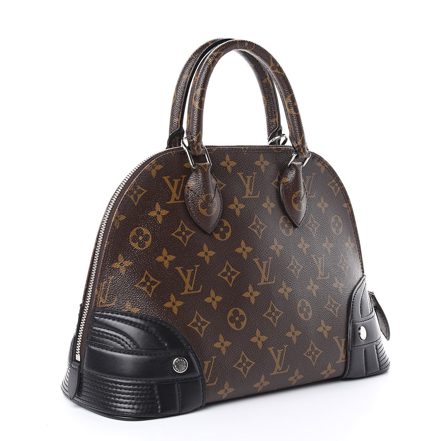 Shiny Monogram Alma PM Black