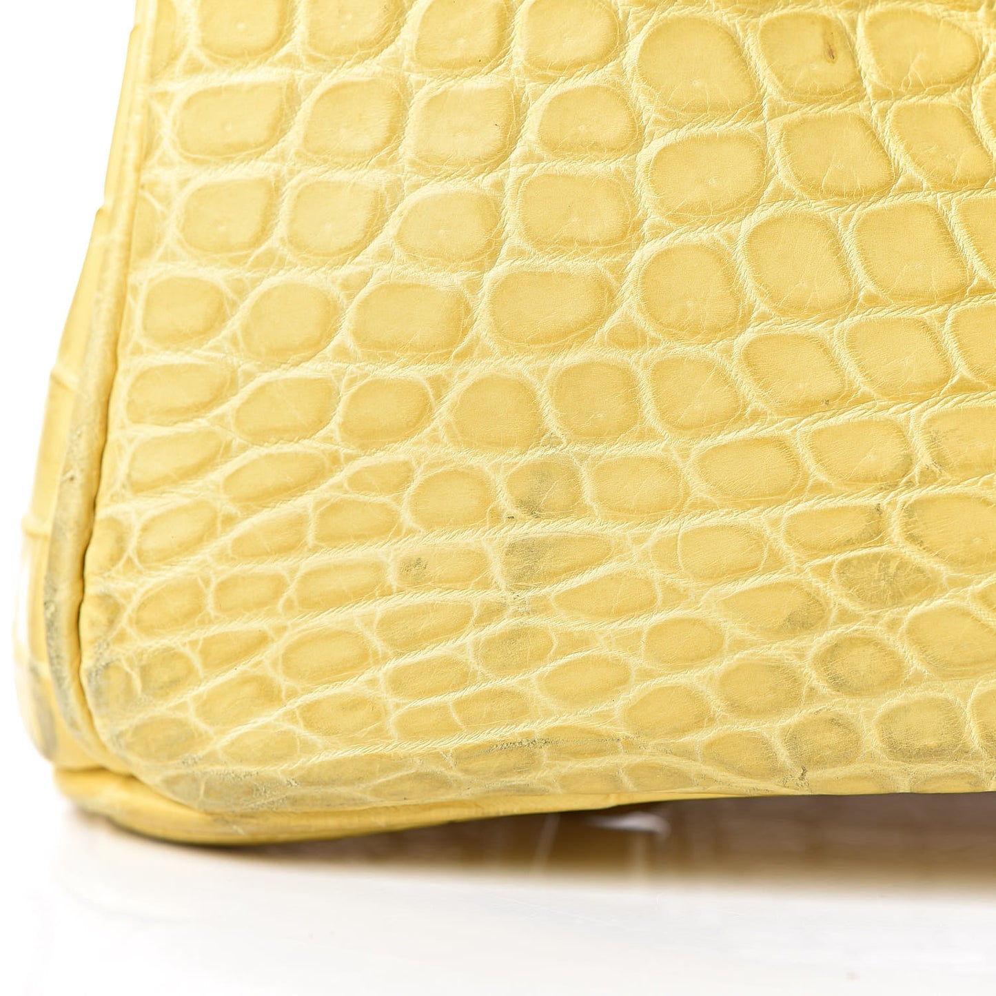 Matte Porosus Crocodile Birkin 35 Mimosa