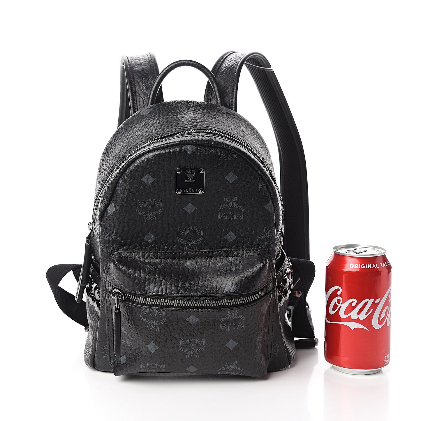 Visetos Side Stud Mini Stark Backpack Black