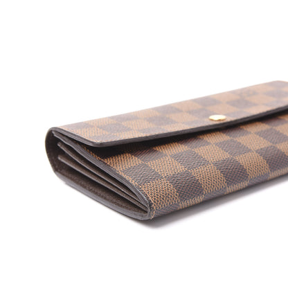 Louis Vuitton Damier Ebene Sarah Wallet 7 of 9