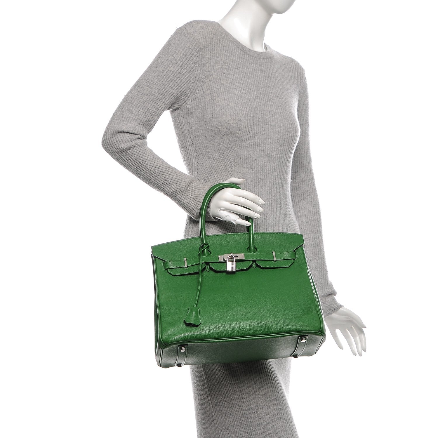 Hermes Epsom Birkin 35 Vert Bengale 2 of 26