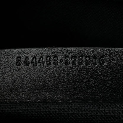 Alexander McQueen Calfskin Crocodile Embossed Small Skull Padlock Zip Around Tote White Black 7 of 13