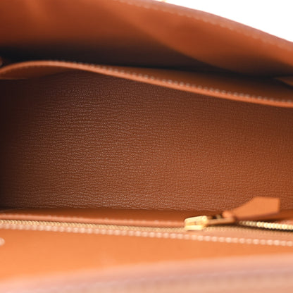 Hermes Epsom Kelly Sellier 25 Gold 5 of 11