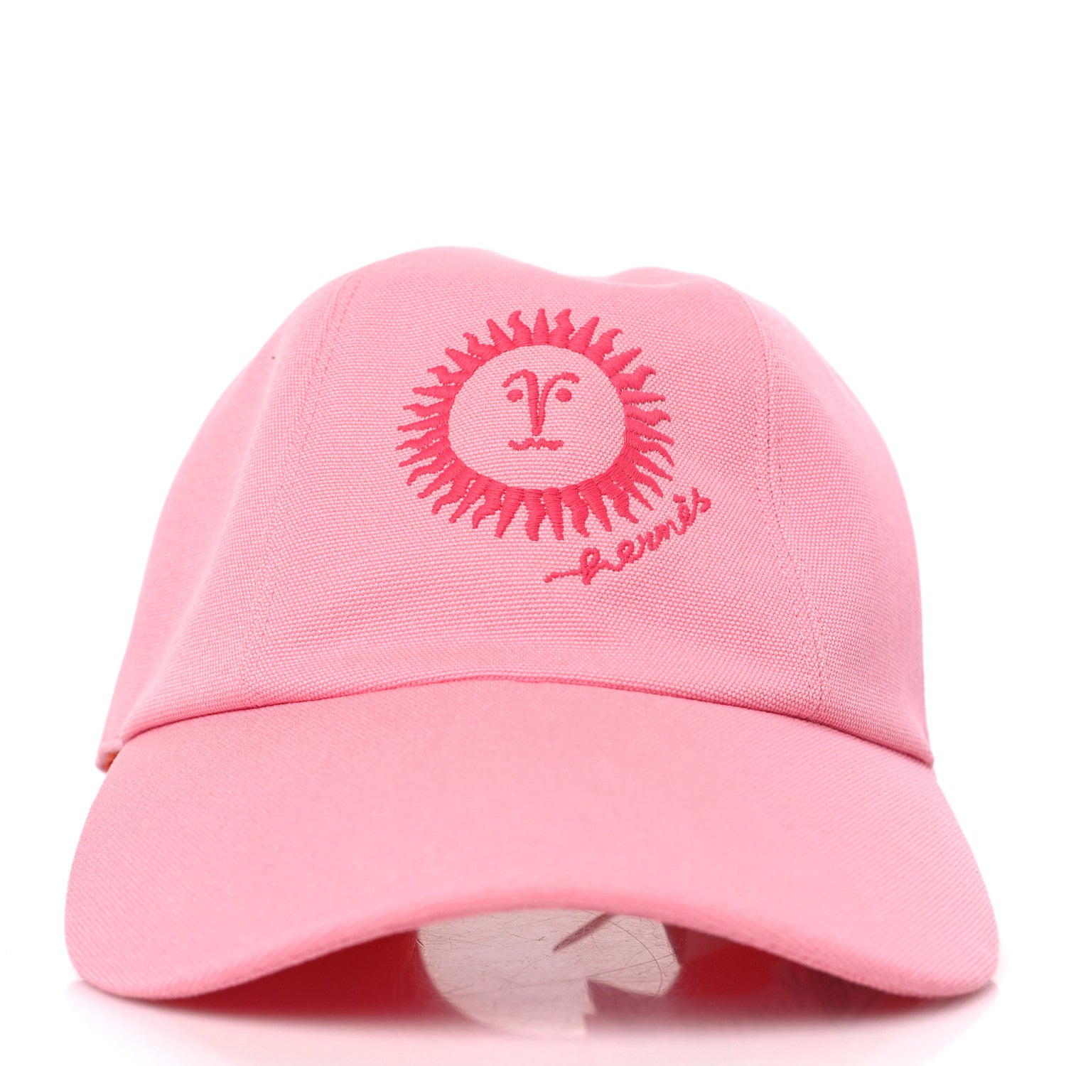 Hermes Cotton Davis Sunshine Hat 56 Rose 2 of 7