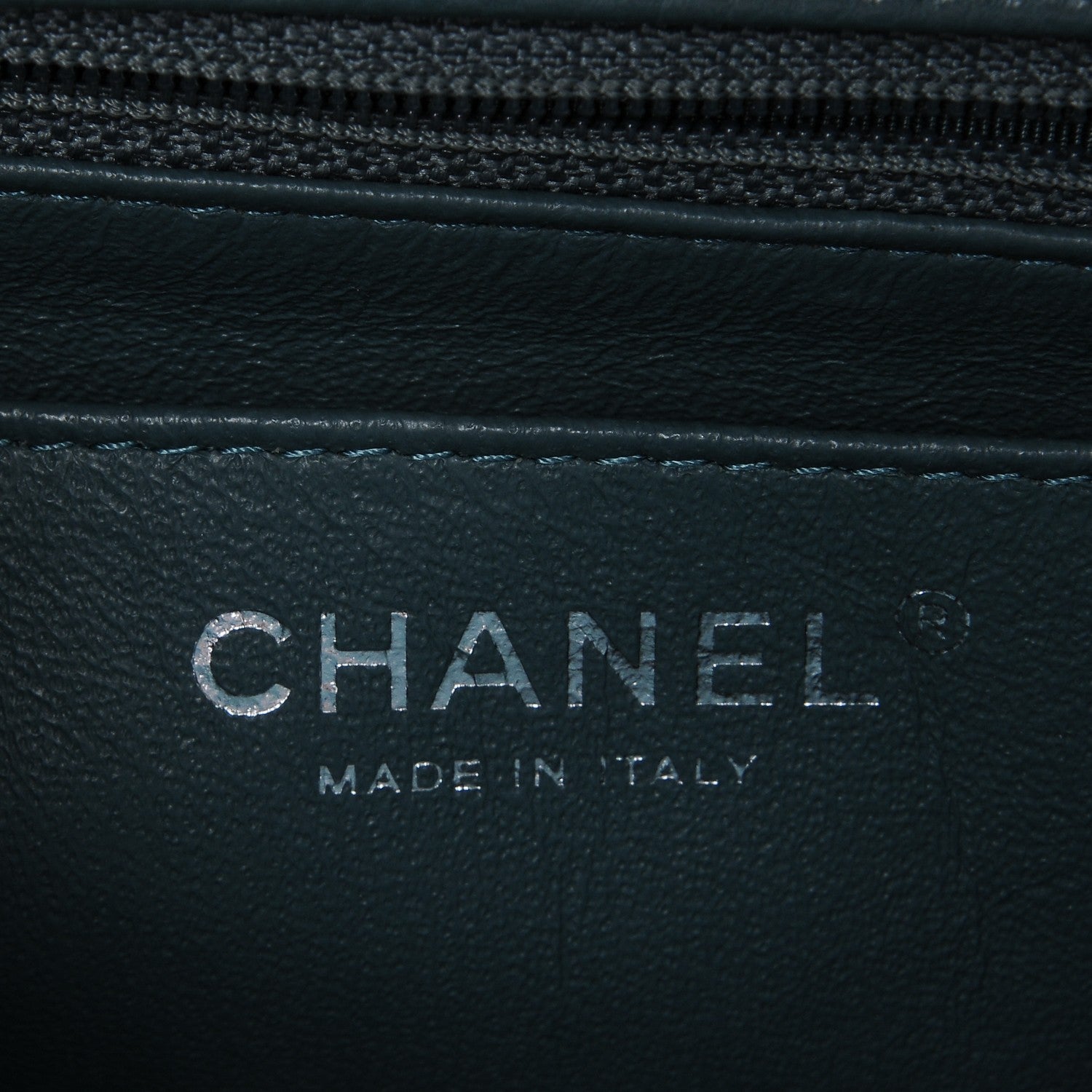 Chanel Caviar Quilted Mini Rectangular Flap Green 6 of 7