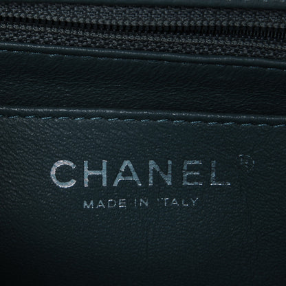 Chanel Caviar Quilted Mini Rectangular Flap Green 6 of 7