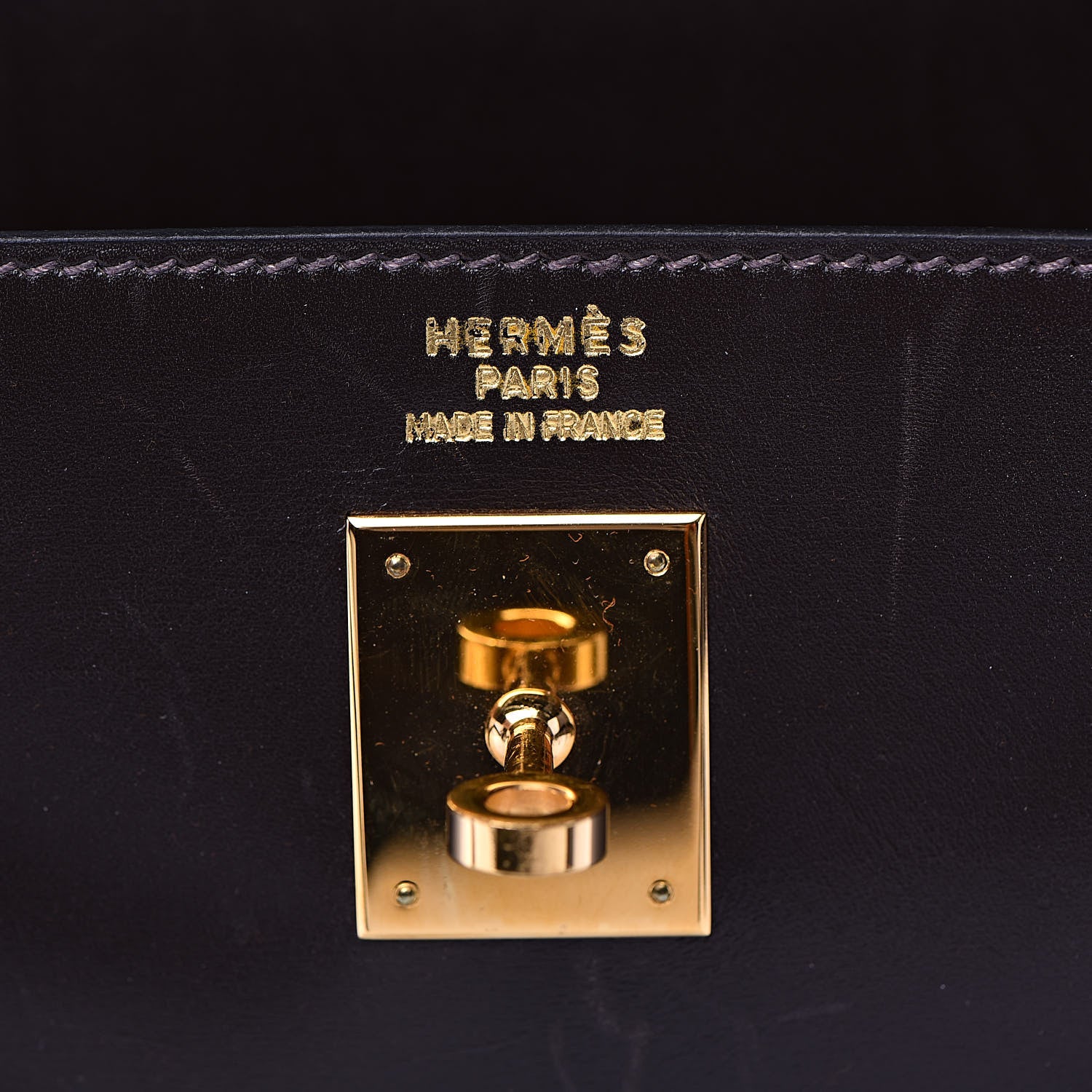Hermes Box Kelly Sellier 35 Chocolate 9 of 44