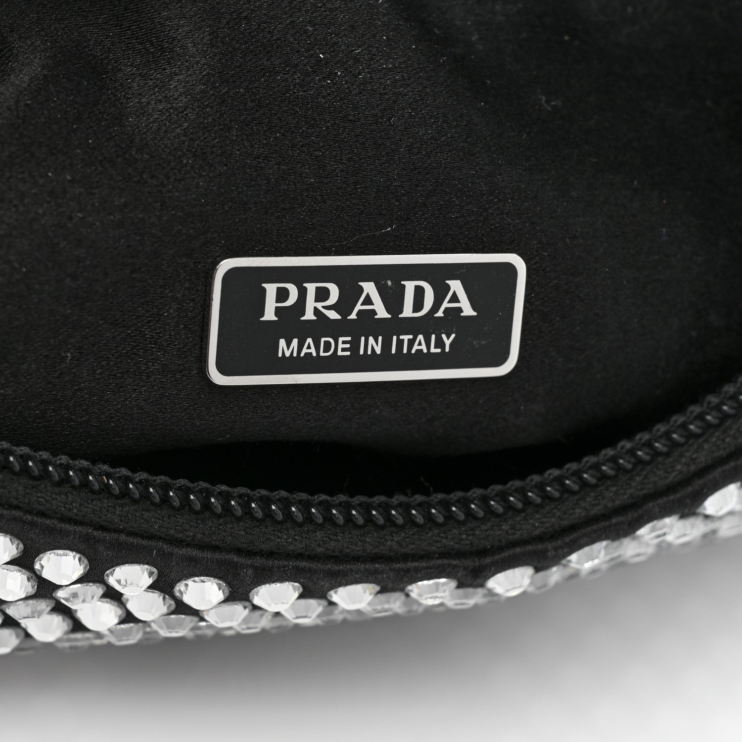 Prada Satin Crystal Mini Re-Edition 2000 Bag Cristal 5 of 10