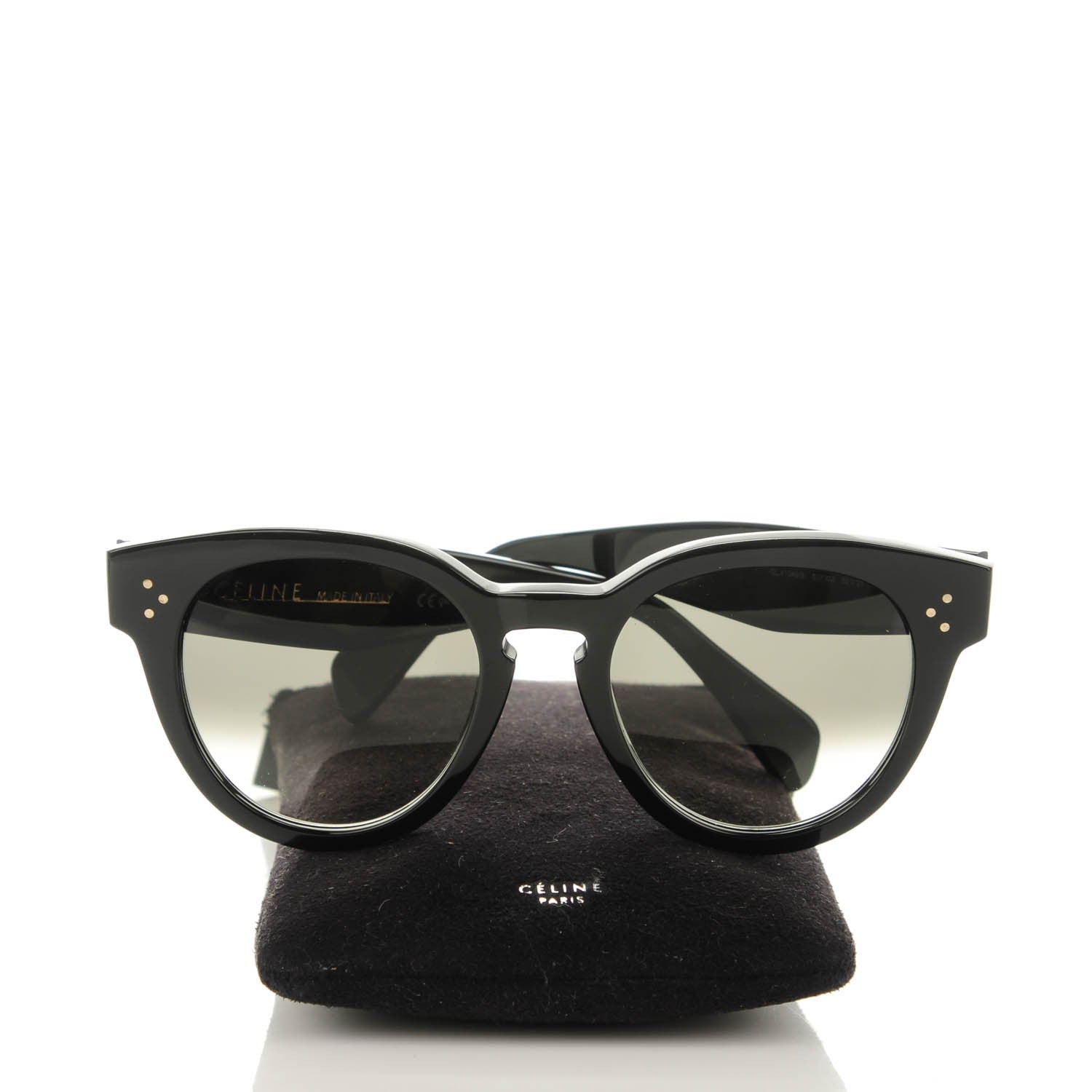 Celine Thin Preppy Sunglasses CL41049/S Black 6 of 6