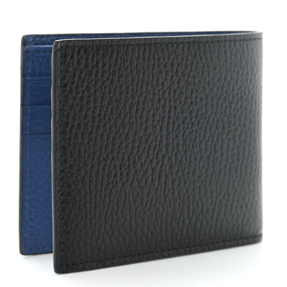 Gucci Dollar Calfskin Bi-Color Interlocking G Bi-Fold Wallet Black Caspian 3 of 8