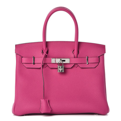 Hermes Togo Birkin 30 Rose Pourpre 1 of 32