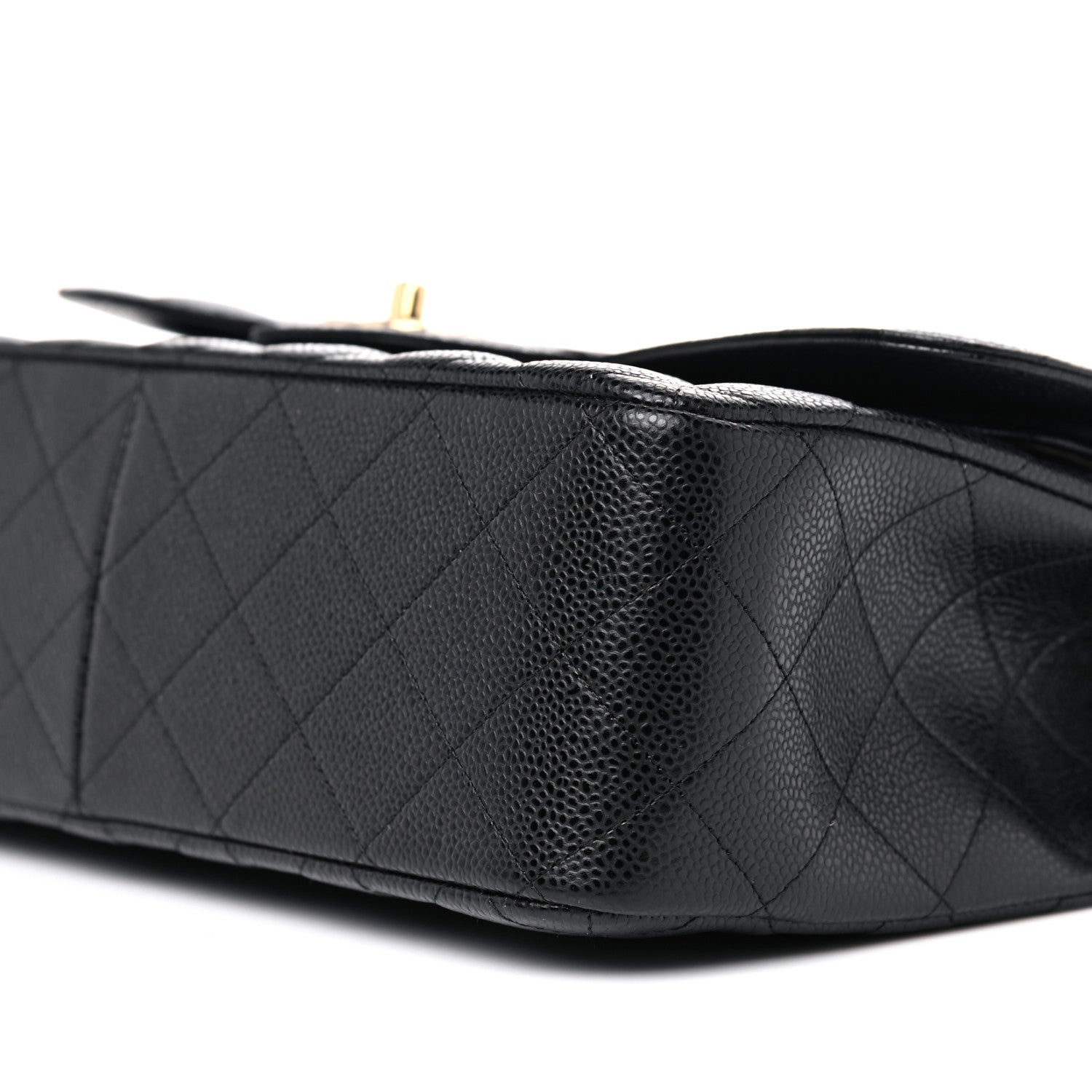 Chanel Caviar Quilted Jumbo Double Flap Black 8 of 9
