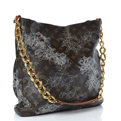 Louis Vuitton Monogram Dentelle Fersen Silver 3 of 9