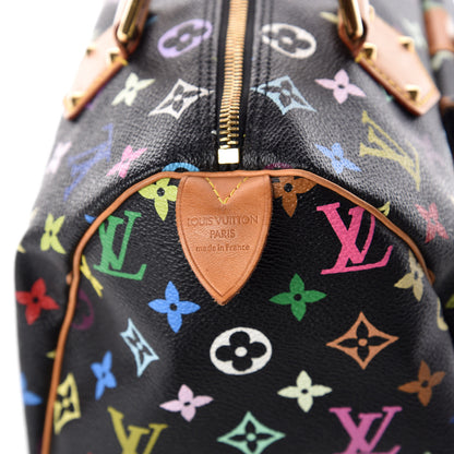 Louis Vuitton Monogram Multicolor Speedy 30 Black 8 of 18