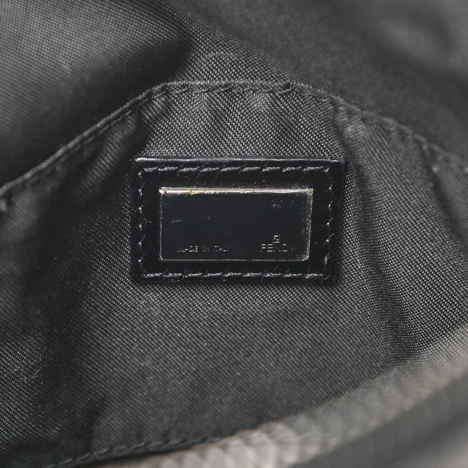 Fendi Zucchino Crossbody Black 6 of 12