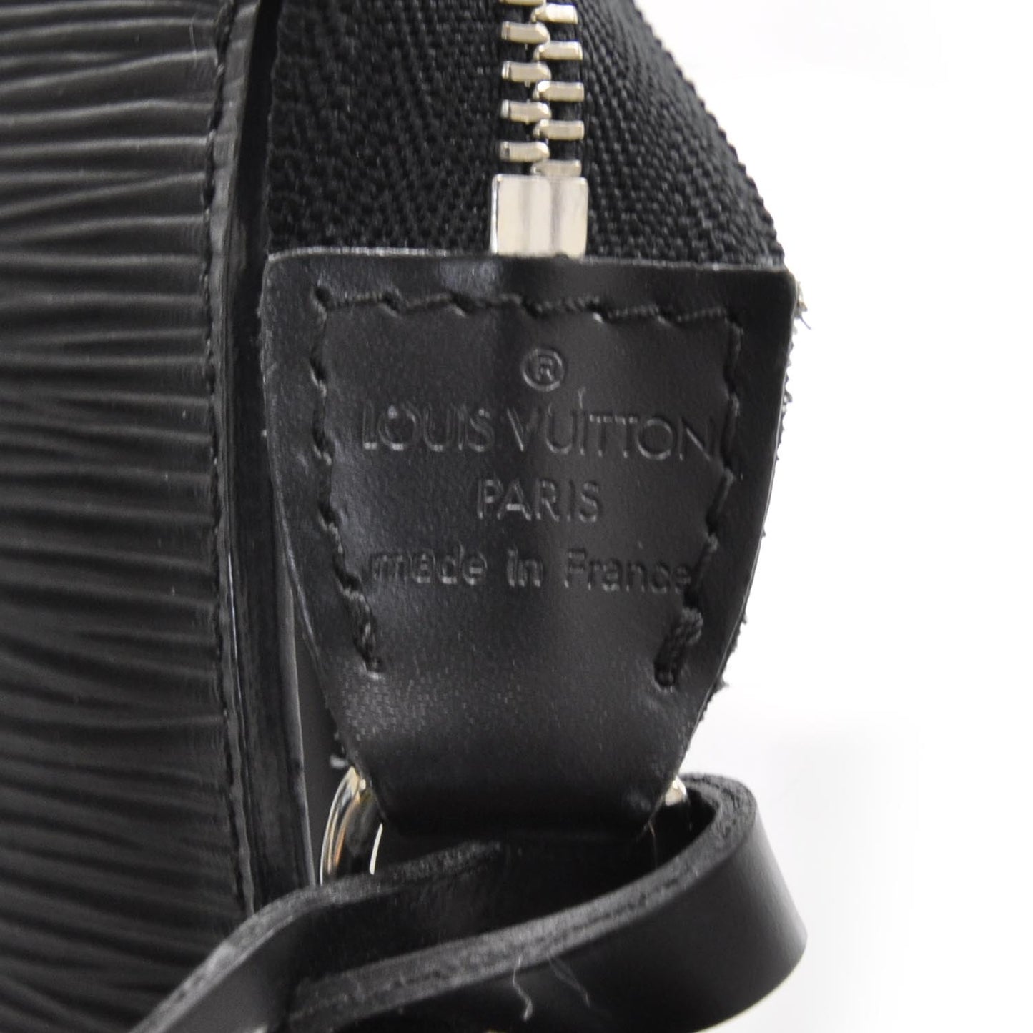 Epi Pochette Accessories Bag Black