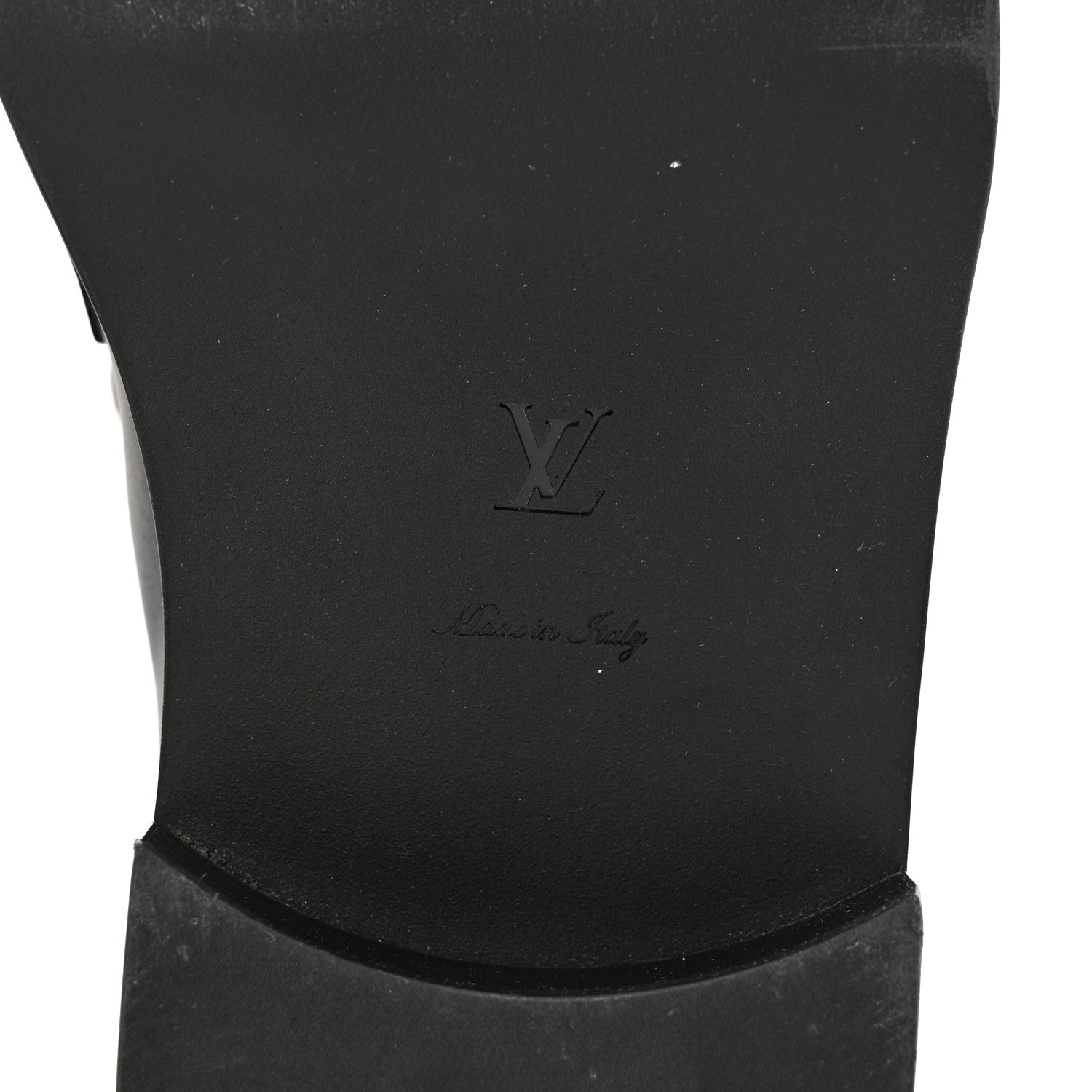Louis Vuitton Calfskin Oversized Chain Academy Loafers 39.5 Black 6 of 8