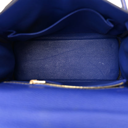 Hermes Togo Kelly Retourne 25 Bleu Royal 5 of 11