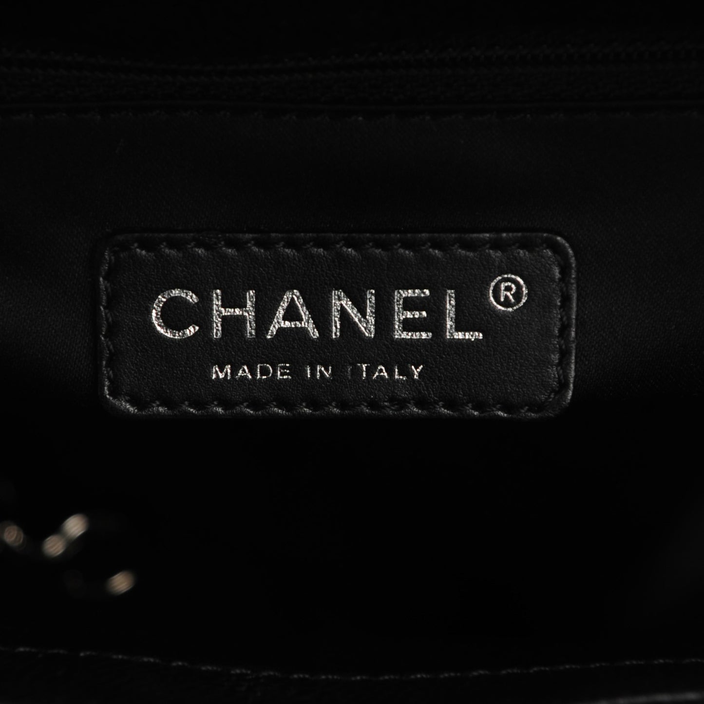 Caviar Quilted Grand Shopping Tote GST Black