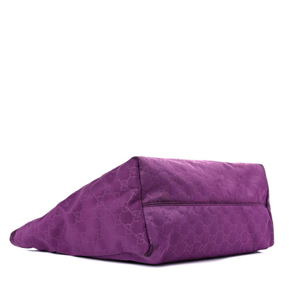 Gucci Nylon Guccissima Medium Tote Purple 4 of 35