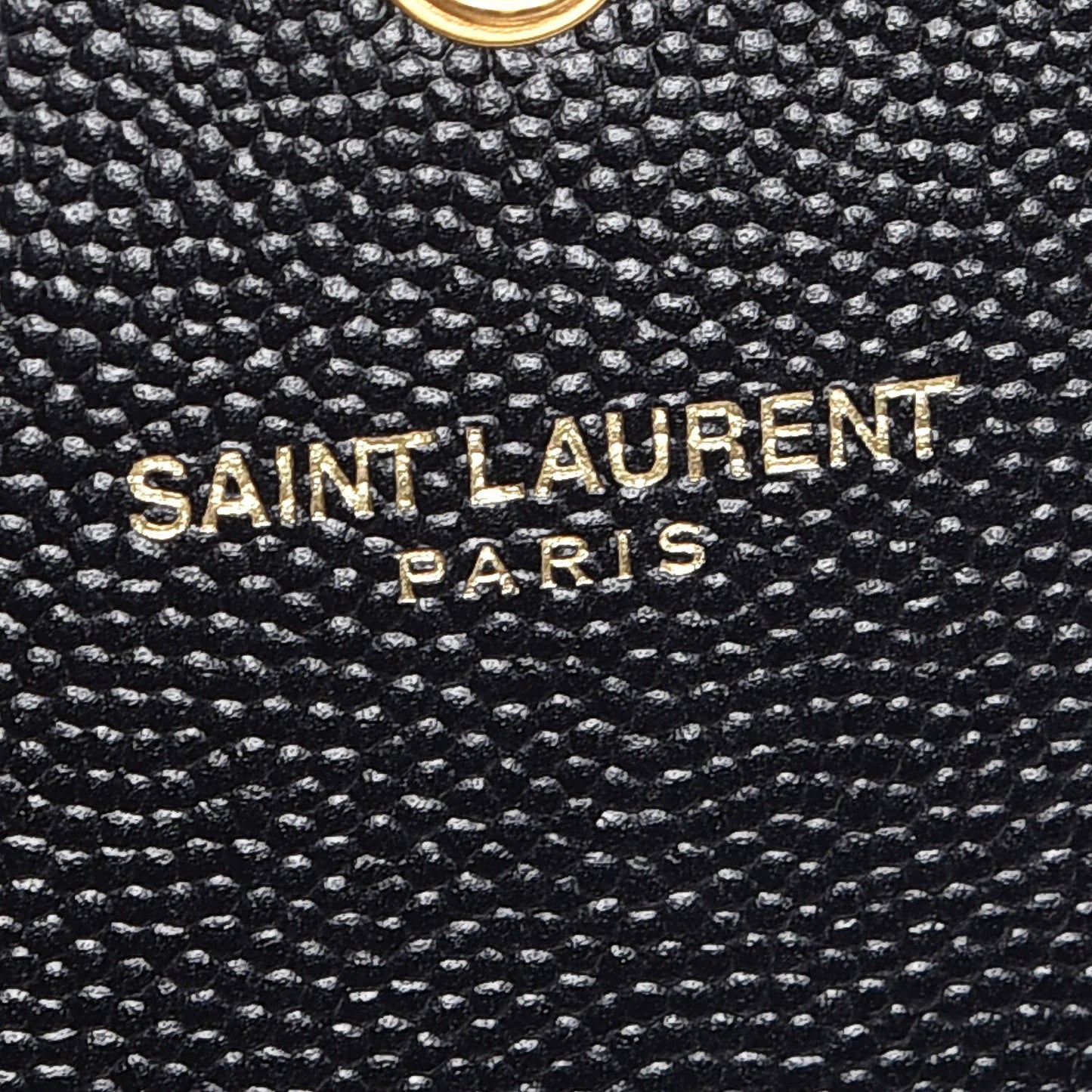 Grain De Poudre Star Studded Monogram Wallet on Chain Black