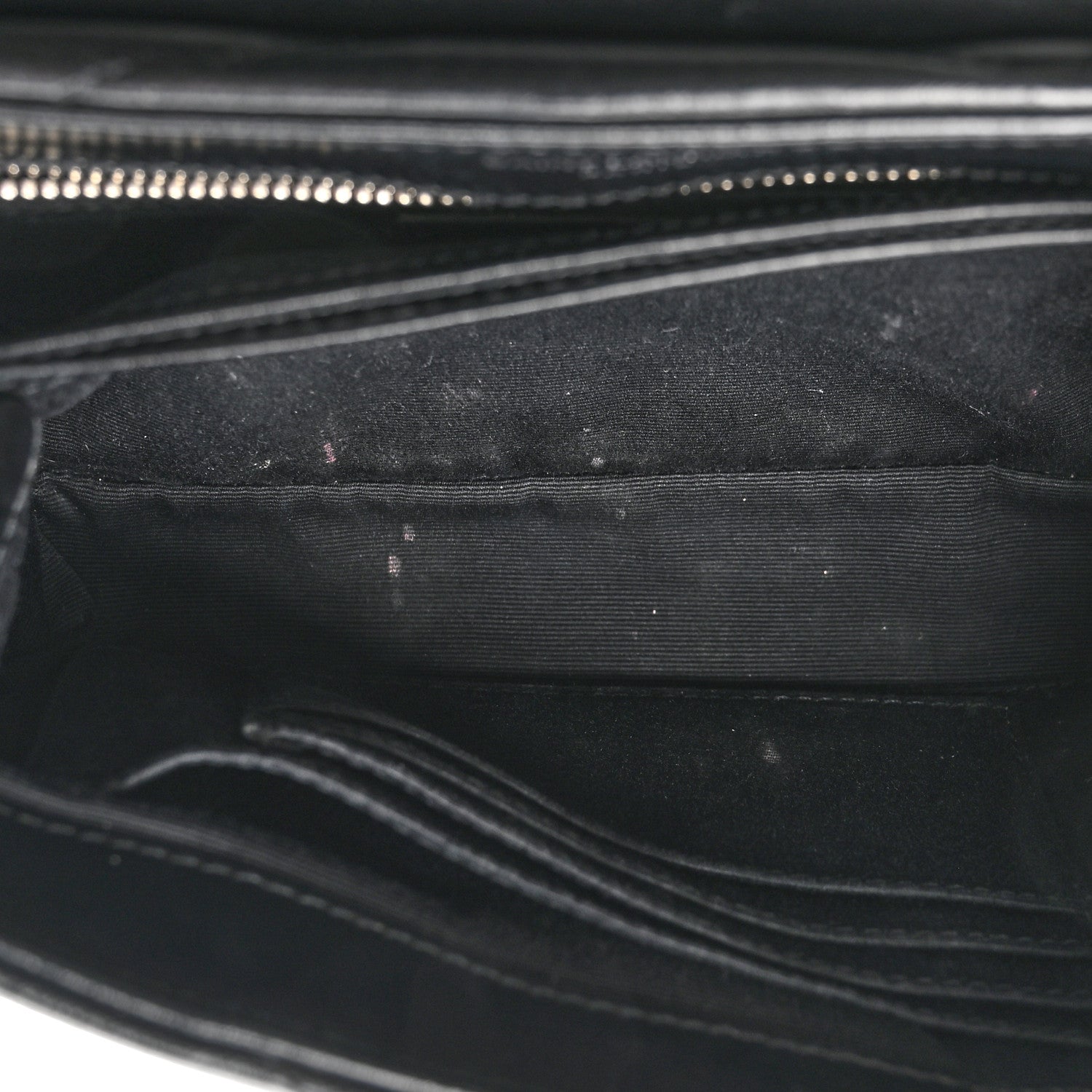 Saint Laurent Calfskin Y Quilted Monogram Toy Loulou Crossbody Bag Black 5 of 17