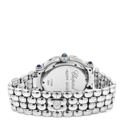 Chopard Stainless Steel Diamond Pave Bezel 32mm Happy Sport Quartz Watch 3 of 5